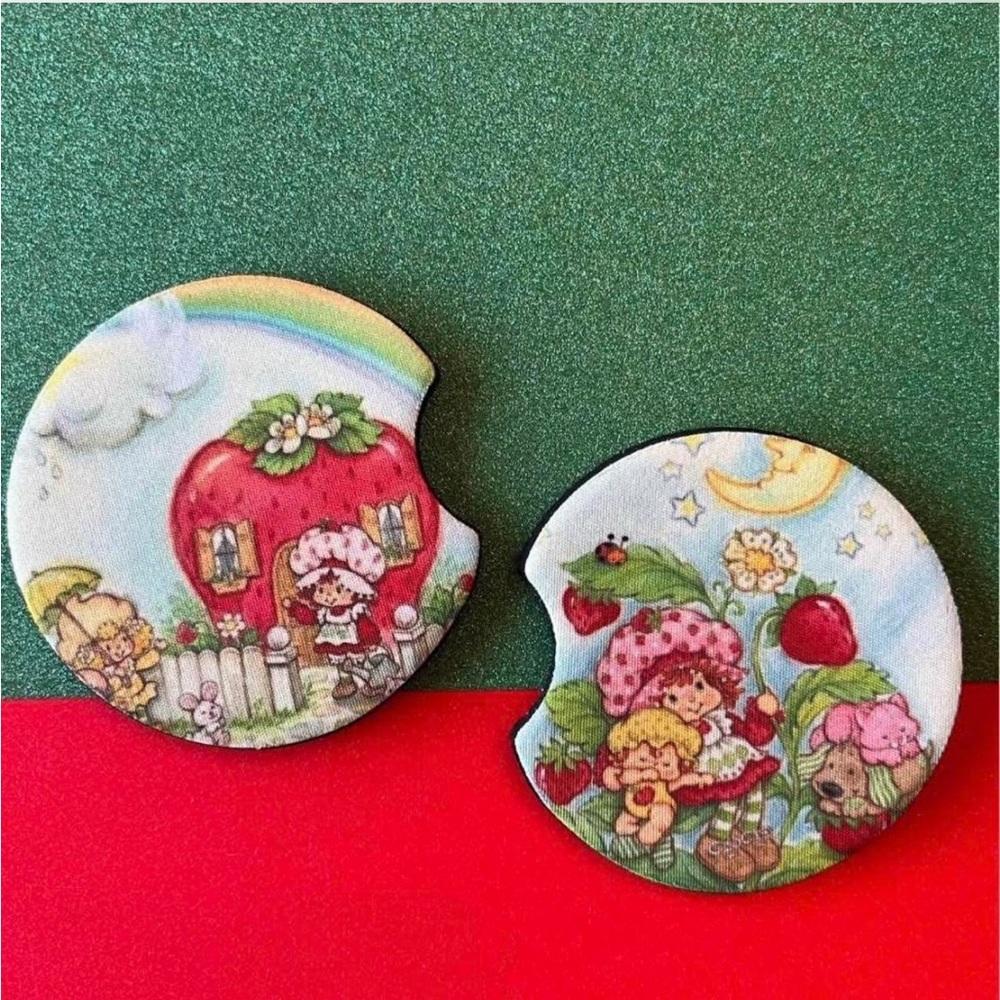 COPY - strawberry shortcake car coasters